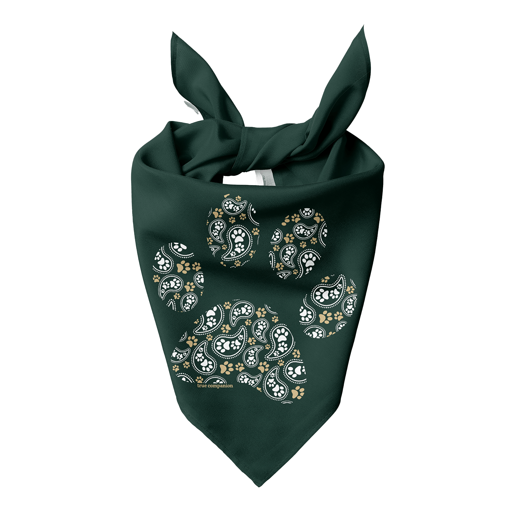 Large Full Color Sublimated Triangle Pet Bandana                      